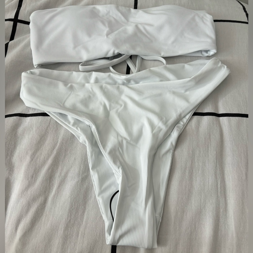 White bathing suit